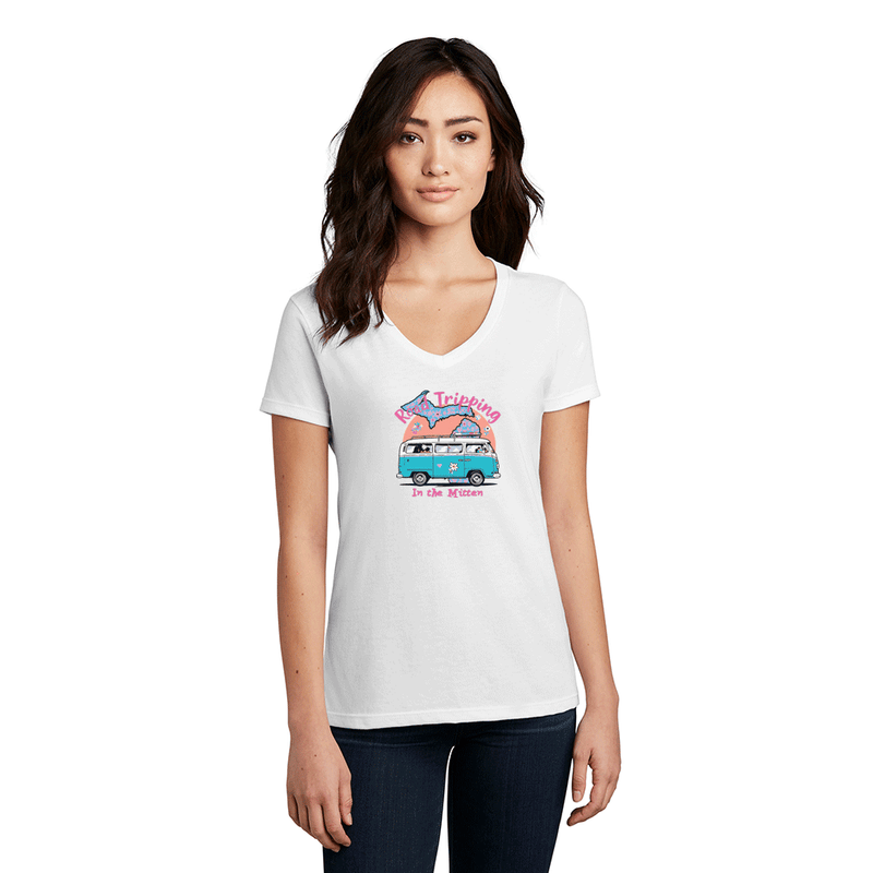 "Michigan Road Trip "Women's V-Neck