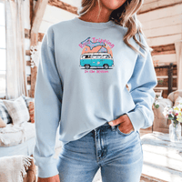 "Michigan Road Trip"Relaxed Fit Classic Crew Unisex Sweatshirt