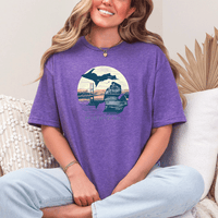 "Mackinac Sunset"Relaxed Fit Crew Unisex T-Shirt