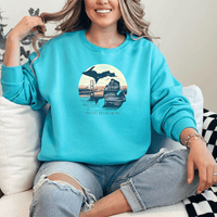 "Mackinac Sunset"Relaxed Fit Classic Crew Unisex Sweatshirt