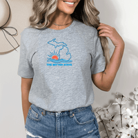 "The Mitten State"Relaxed Fit Crew Unisex T-Shirt