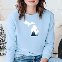 "Michigan Vista"Relaxed Fit Long Sleeve Unisex T-Shirt