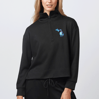 "Bridge Northern Lights"Women's Relaxed Fit 1/4 Zip