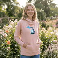 "Bridge Northern Nights"Women's Vintage Fleece Crossover Hoodie