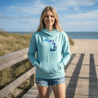"Bridge Northern Nights"Women's Vintage Fleece Crossover Hoodie