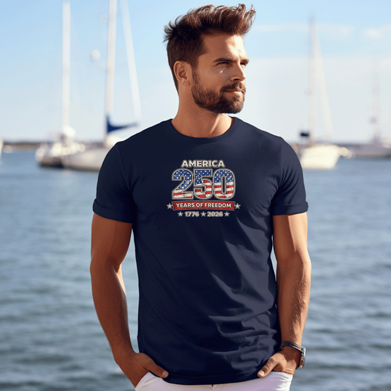 "Original America 250 Years"Men's Crew T-Shirt