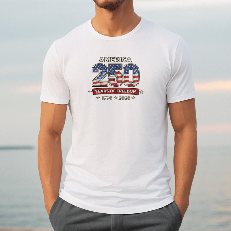 "Original America 250 Years"Men's Crew T-Shirt