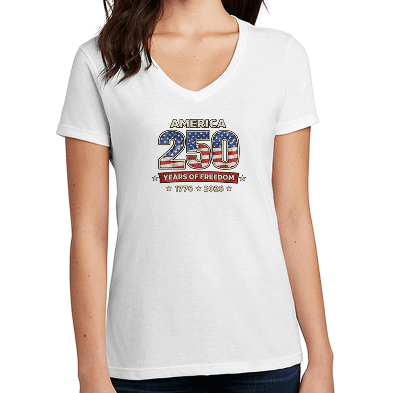 "Original America 250 Years"Women's V-Neck