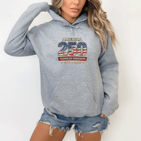 "Original America 250 Years"Relaxed Fit Classic Unisex Hoodie