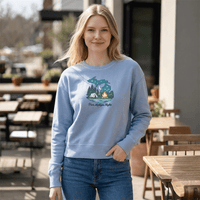 "Pure Michigan Nights"Women's Garment Dyed Fleece Crew