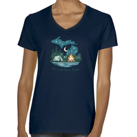 "Pure Michigan Nights"Women's V-Neck