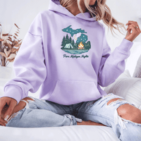 "Pure Michigan Nights"Relaxed Fit Classic Unisex Hoodie