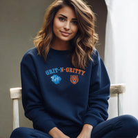 "Grit N Gritty"Relaxed Fit Classic Crew Unisex Sweatshirt