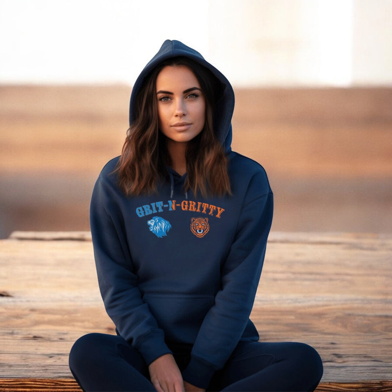 "Grit N Gritty"Relaxed Fit Classic Unisex Hoodie