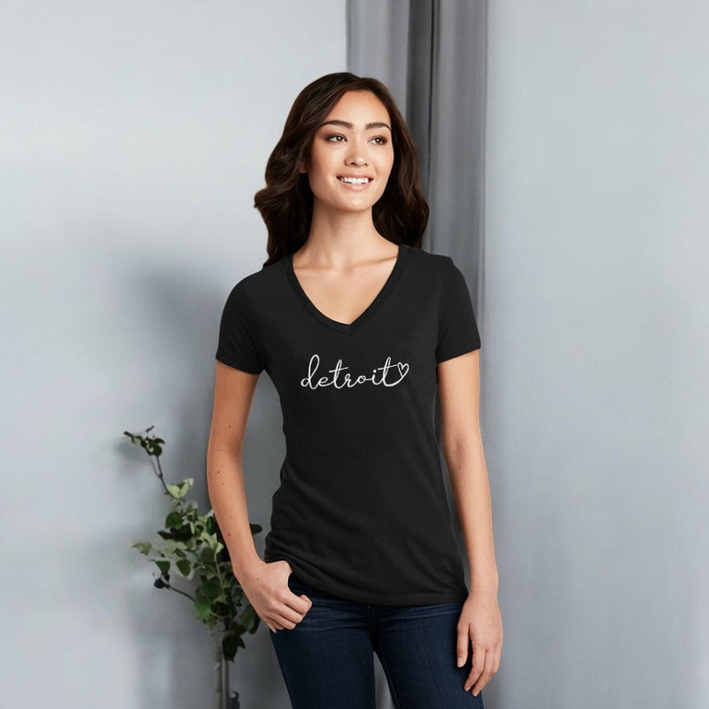 "Detroit Pride"Women's V-Neck
