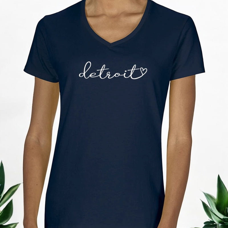 "Detroit Pride"Women's V-Neck