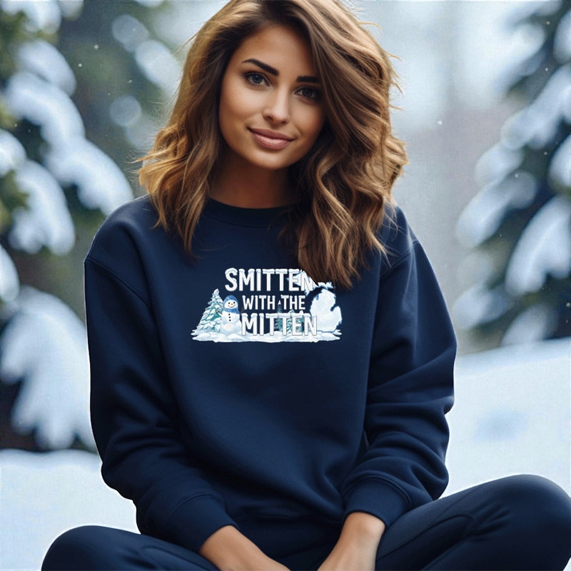 "Winter In The Mitten"Relaxed Fit Classic Crew Unisex Sweatshirt