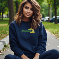 "Lucky Michigander"Relaxed Fit Classic Crew Unisex Sweatshirt