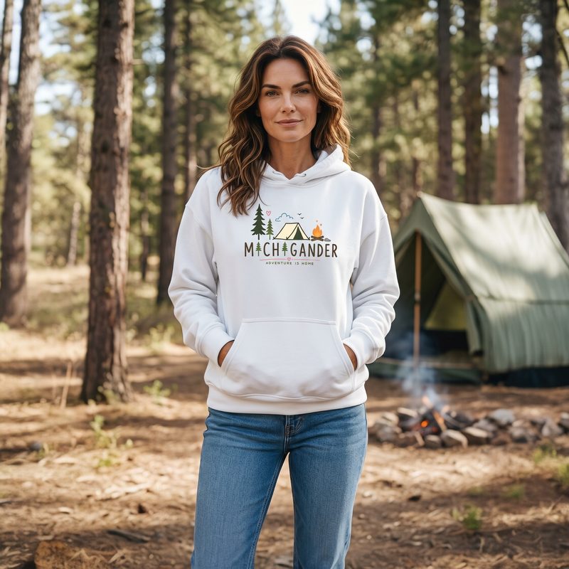 "Camp Michigander"Relaxed Fit Classic Unisex Hoodie