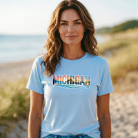 "True Michigan "Relaxed Fit Crew Unisex T-Shirt