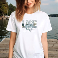 "Lake Life Unsalted"Relaxed Fit Crew Unisex T-Shirt