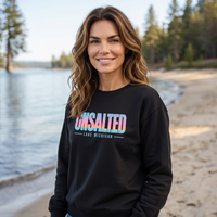 "Summer Unsalted"Relaxed Fit Classic Crew Unisex Sweatshirt