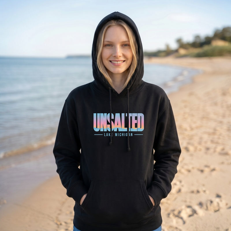 "Summer Unsalted"Relaxed Fit Classic Unisex Hoodie