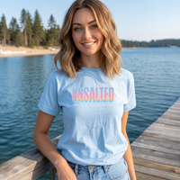"Summer Unsalted"Relaxed Fit Crew Unisex T-Shirt