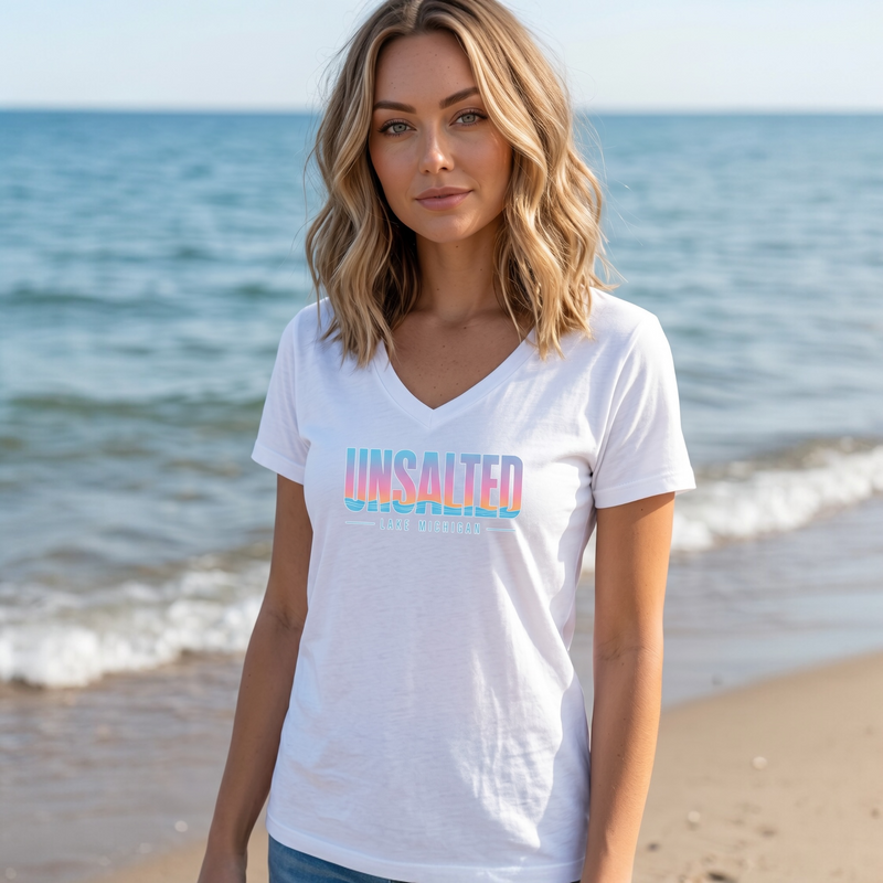 "Summer Unsalted"Women's V-Neck