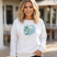 "Michigan In Bloom"Relaxed Fit Classic Crew Unisex Sweatshirt