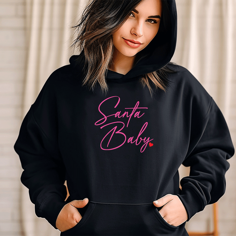 "Santa Baby"Relaxed Fit Classic Unisex Hoodie