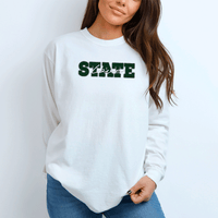 "State Love"Relaxed Fit Long Sleeve Unisex T-Shirt
