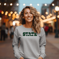 "State Love"Relaxed Fit Classic Crew Unisex Sweatshirt