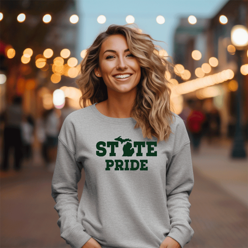 "State Pride"Relaxed Fit Classic Crew Unisex Sweatshirt