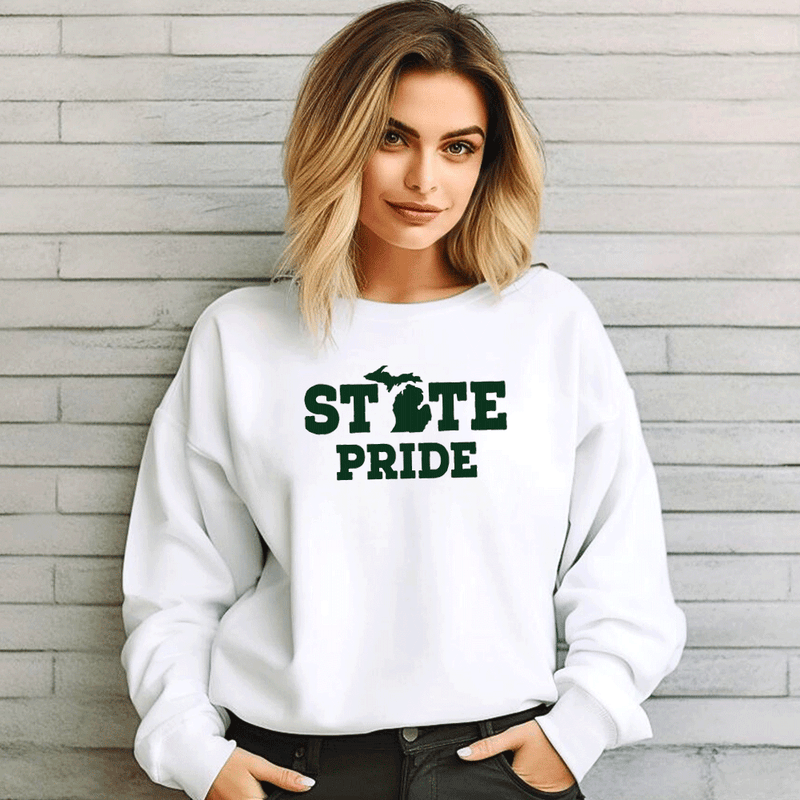 "State Pride"Relaxed Fit Classic Crew Unisex Sweatshirt