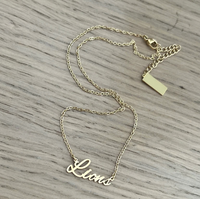 Lions Gameday Gold Necklace