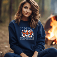 "Play Ball"Relaxed Fit Classic Crew Unisex Sweatshirt