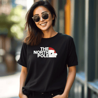 "The North Pole"Relaxed Fit Crew Unisex T-Shirt