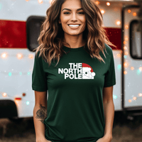 "The North Pole"Relaxed Fit Crew Unisex T-Shirt