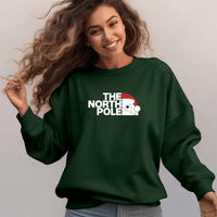 "The North Pole"Relaxed Fit Classic Crew Unisex Sweatshirt