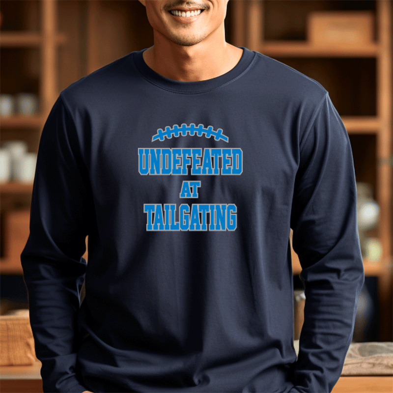 "Undefeated at Tailgating"Men's Long Sleeve T-Shirt
