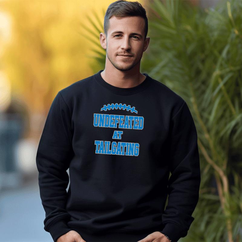 "Undefeated at Tailgating"Men's Long Sleeve T-Shirt