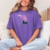 "MI Up North"Relaxed Fit Crew Unisex T-Shirt