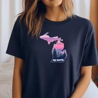 "MI Up North"Relaxed Fit Crew Unisex T-Shirt