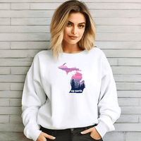 "MI Up North"Relaxed Fit Classic Crew Unisex Sweatshirt