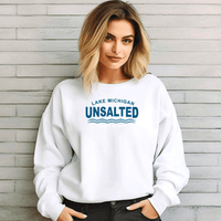 "Lake Michigan Unsalted"Relaxed Fit Classic Crew Unisex Sweatshirt
