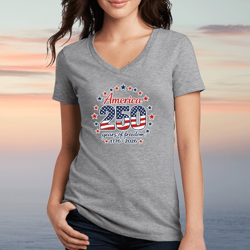 "America 250 Years"Women's V-Neck