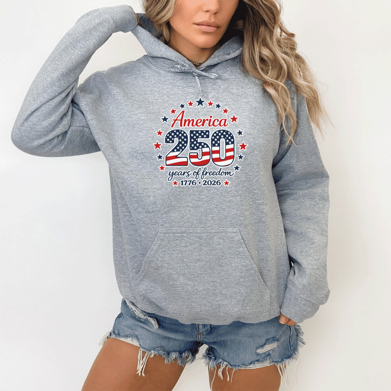 "America 250 Years"Relaxed Fit Classic Unisex Hoodie