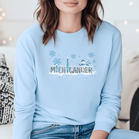 "Winter Michigander"Relaxed Fit Long Sleeve Unisex T-Shirt