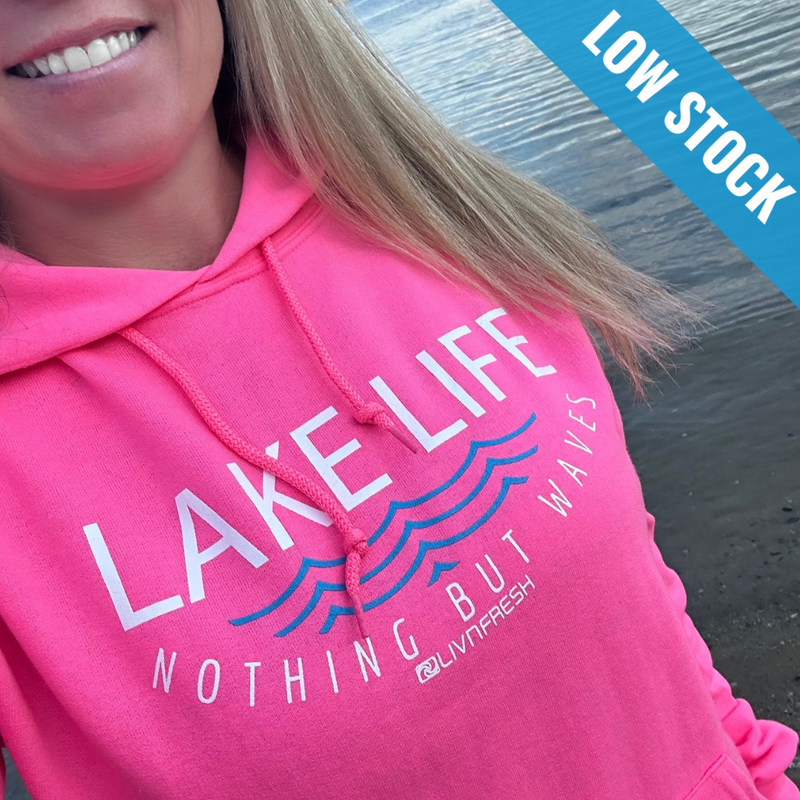 "Lake Life WAVES"Relaxed Fit Classic Unisex Hoodie